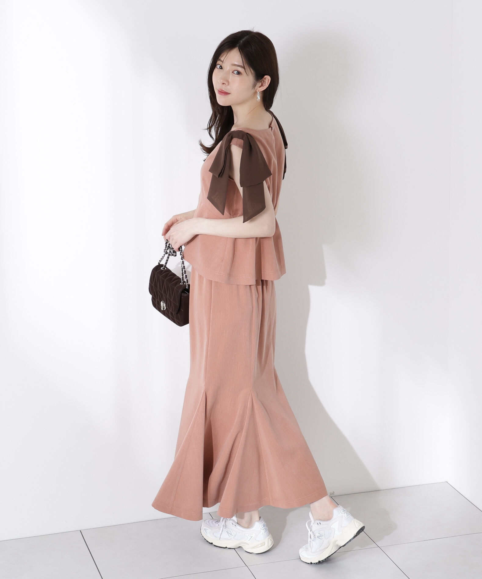 PROPORTION BODY DRESSING「リボン付きマーメイドセットアップ」|ワンピース|