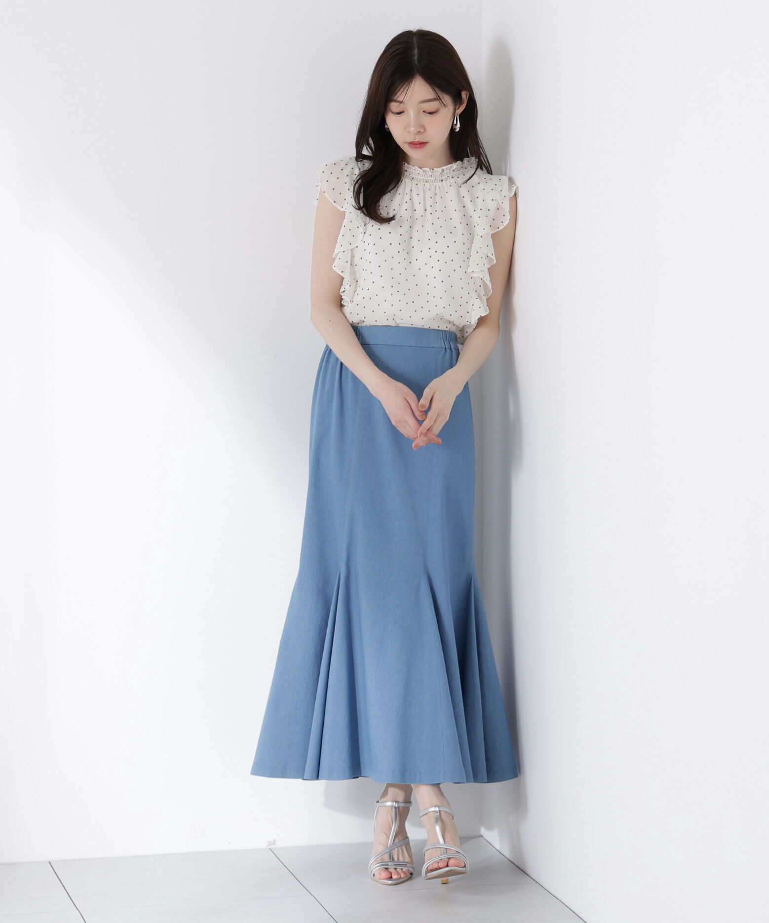 PROPORTION BODY DRESSING「リボン付きマーメイドセットアップ」|ワンピース|