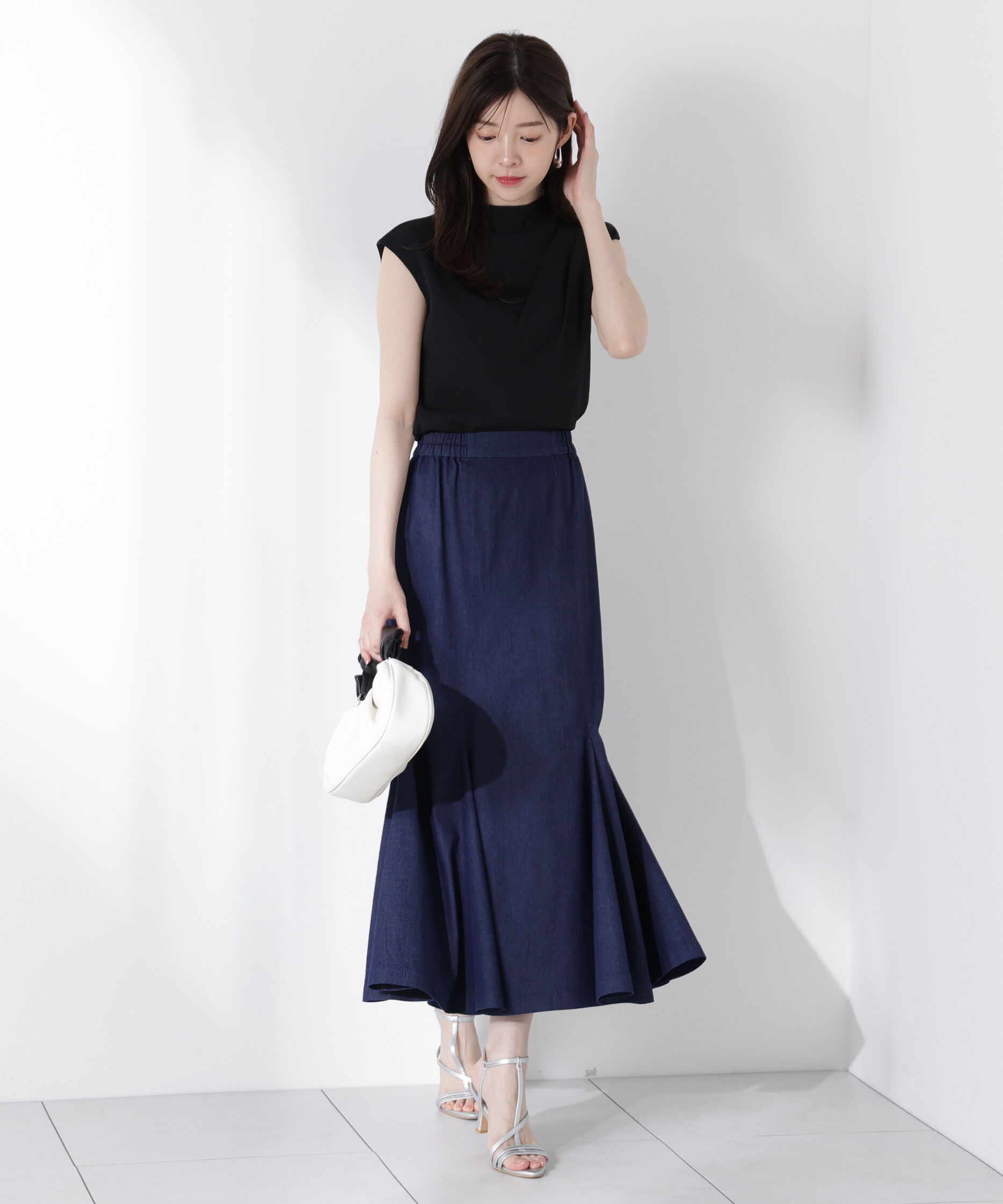 PROPORTION BODY DRESSING「リボン付きマーメイドセットアップ」|ワンピース|