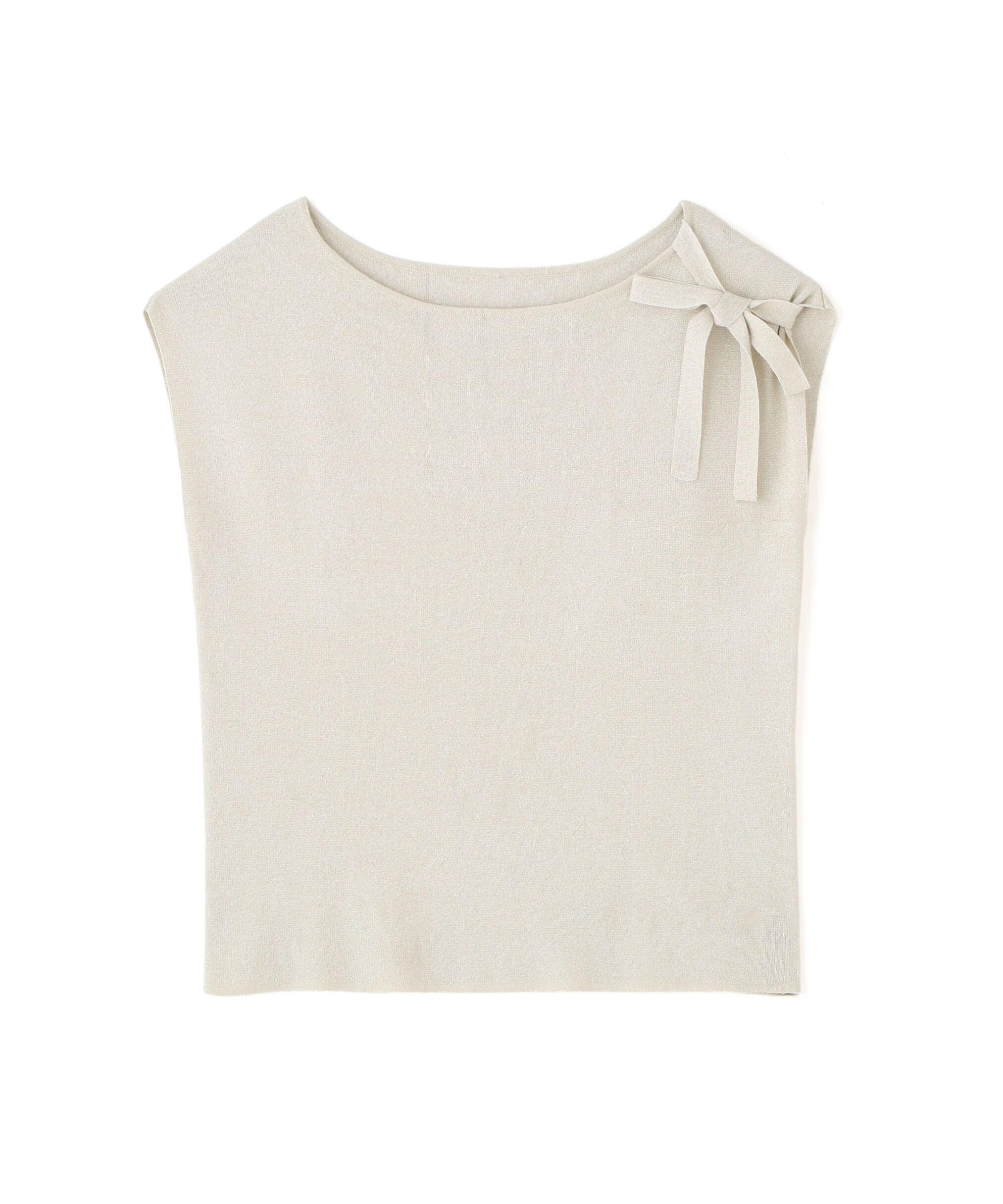 PROPORTION BODY DRESSING「肩リボンアシメニット」|ニット・セーター|