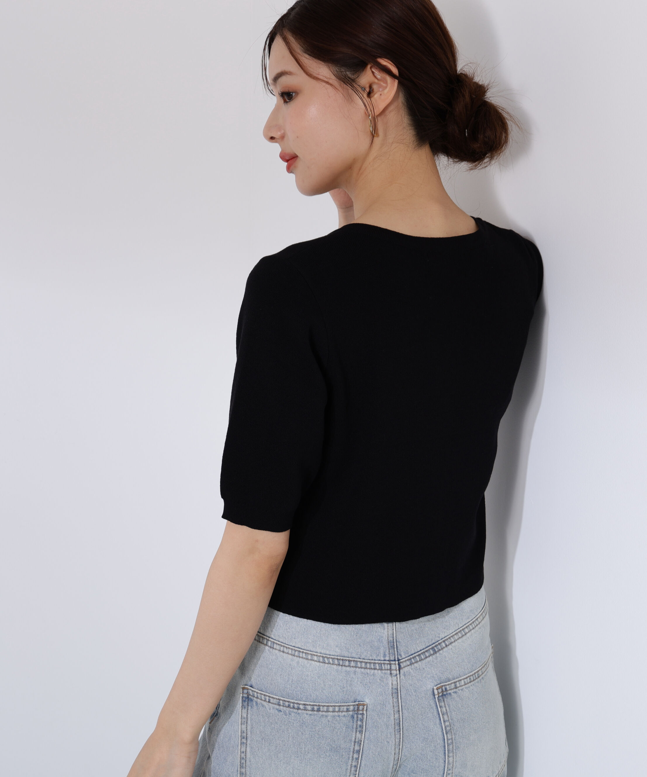 PROPORTION BODY DRESSING「ショート半袖カーディガン」|カーディガン|