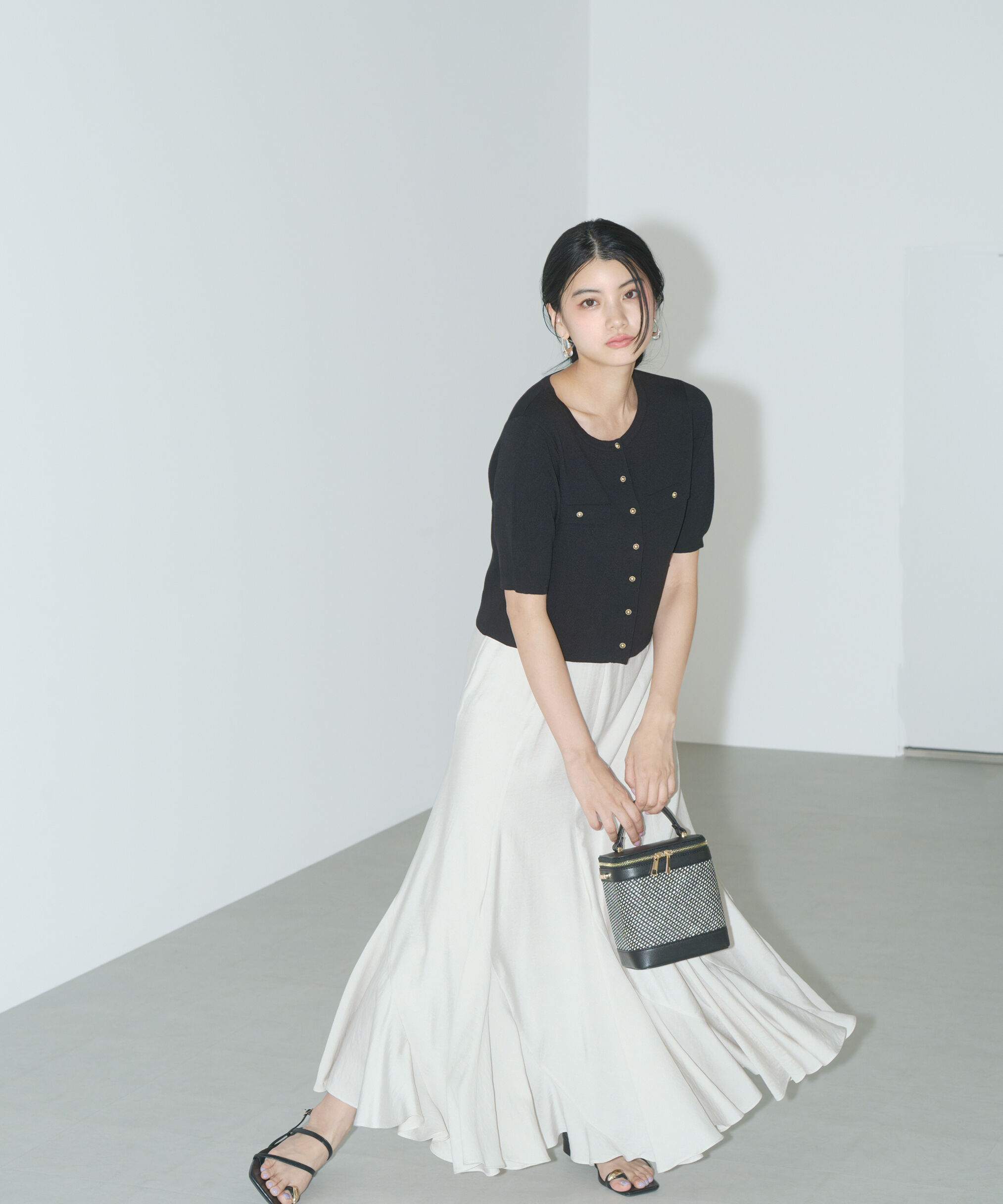 PROPORTION BODY DRESSING「ショート半袖カーディガン」|カーディガン|