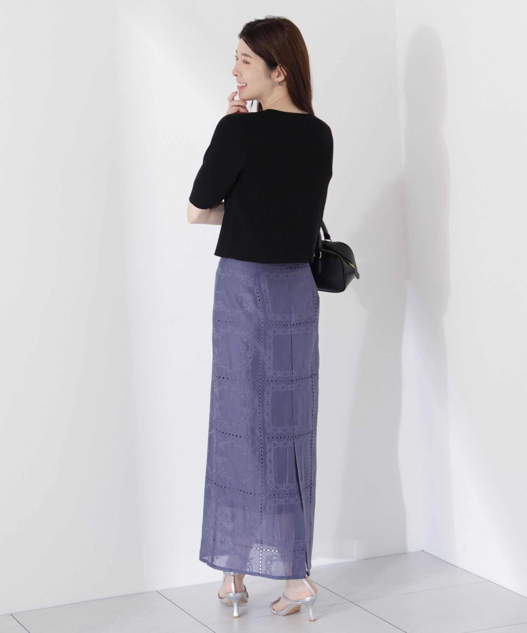 PROPORTION BODY DRESSING「シアーパネルレーススカート」|スカート|