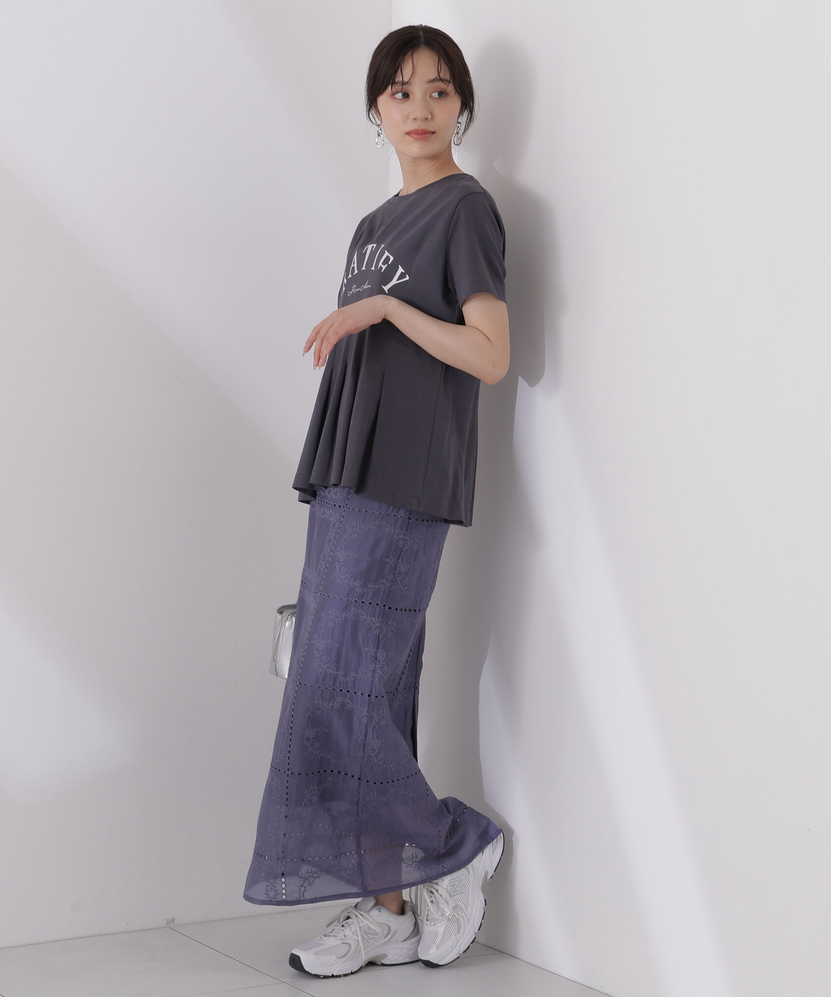 PROPORTION BODY DRESSING「シアーパネルレーススカート」|スカート|