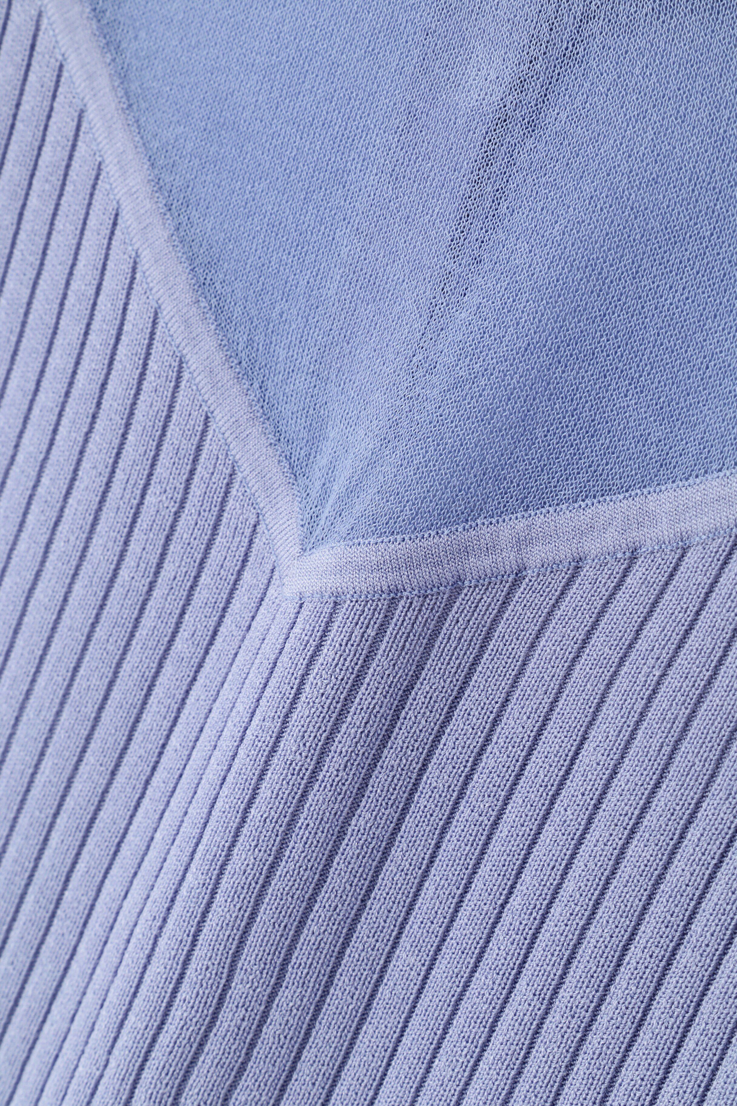  「◆シースルーモックネックニット」|ニット・セーター|