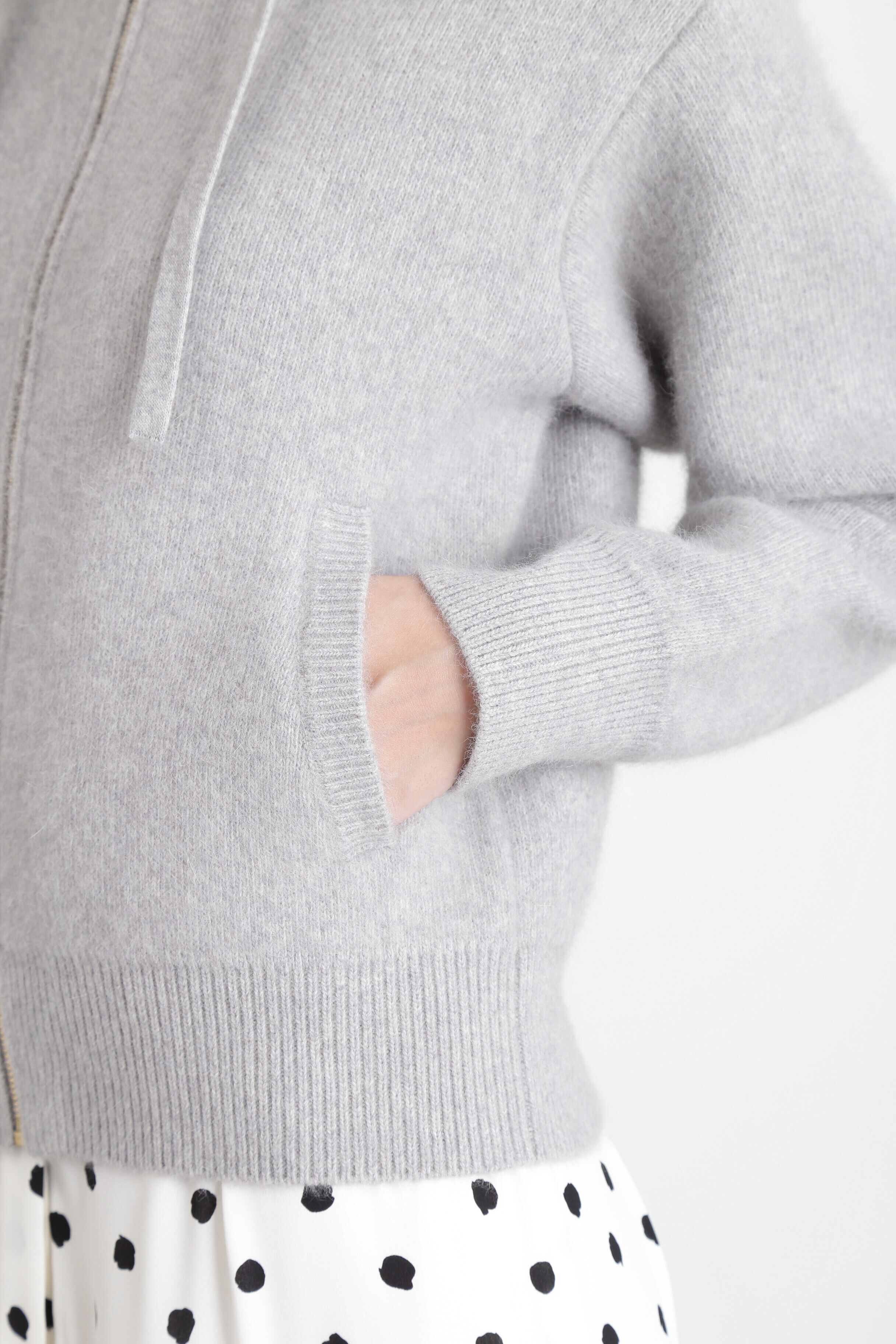  「ヘアリーZIPニットパーカー」|その他|