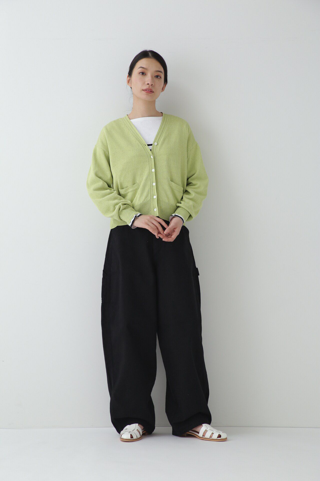  「◆ペーパーヤーンカーディガン」|ニット・セーター|