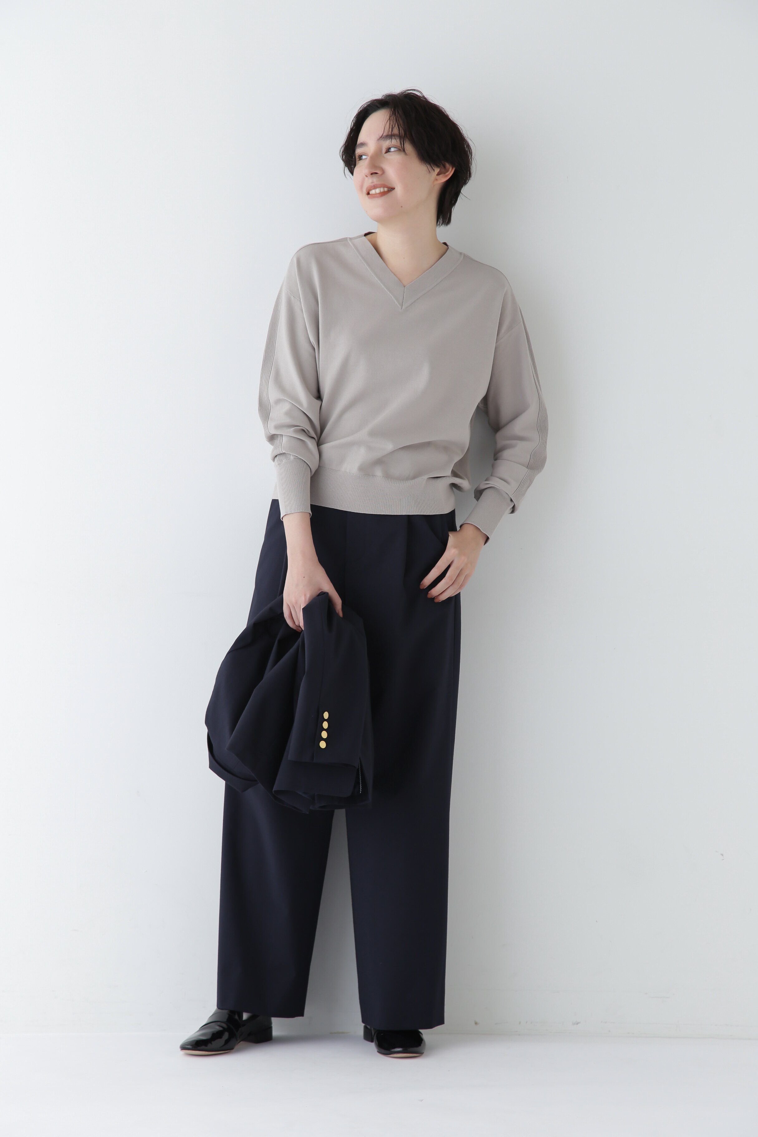  「◆【ウォッシャブル】ハイゲージオーガニックコットンプルオーバー」|ニット・セーター|