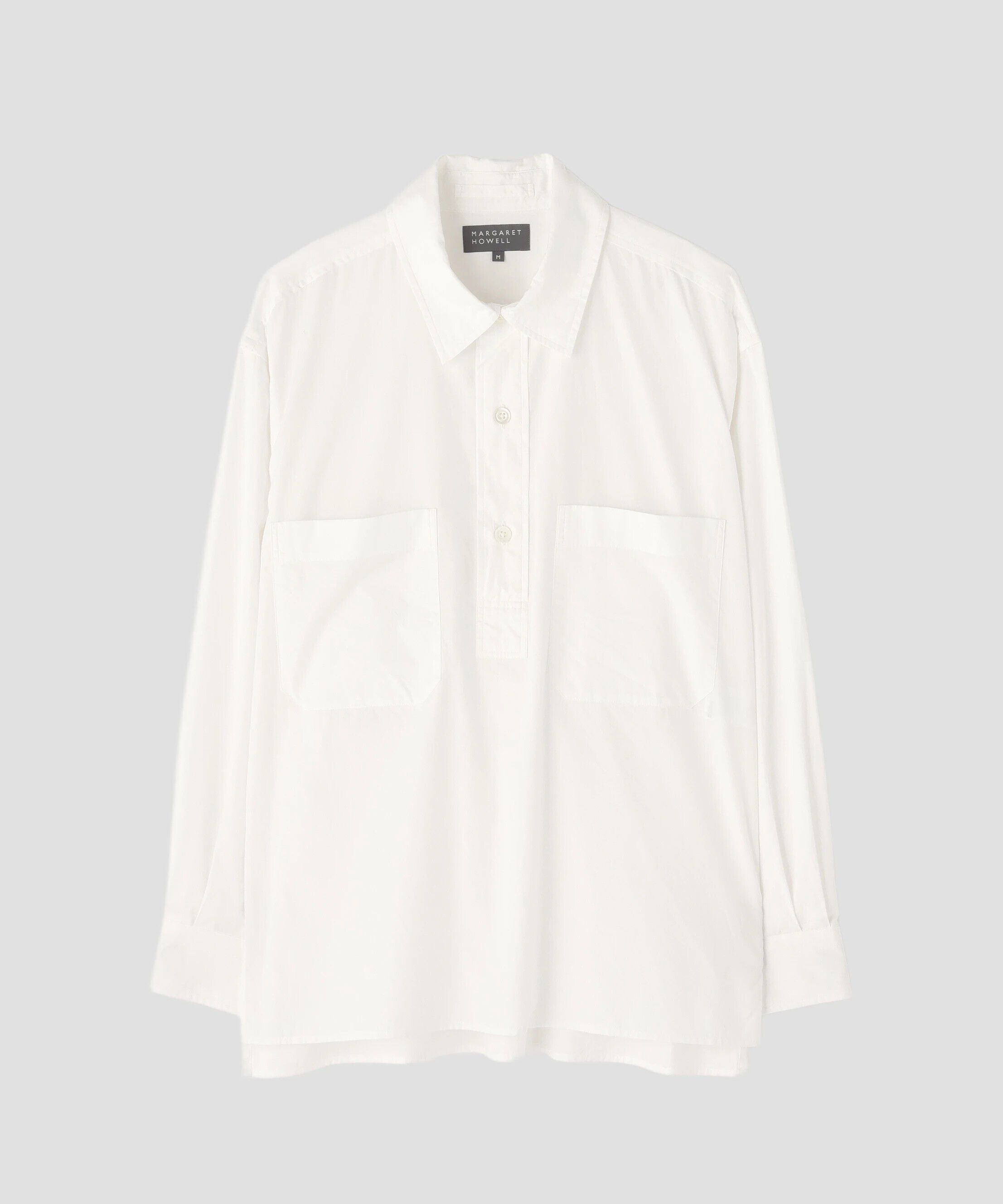 MARGARET HOWELL「FINE COTTON POPLIN SHIRT」|シャツ・ブラウス|