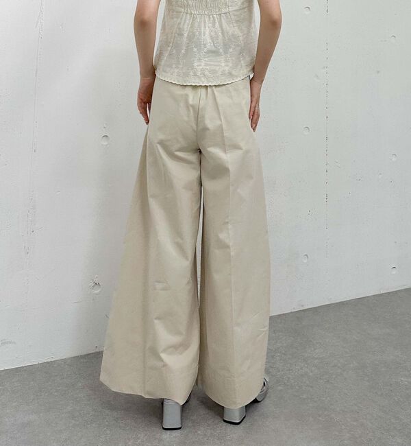archives「ベルト付きタックワイドチノパンツ」|チノ|