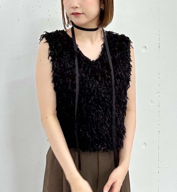 archives「カットフェザーベスト」|タンクトップ|