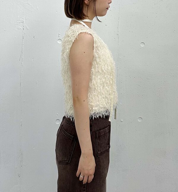 archives「カットフェザーベスト」|タンクトップ|