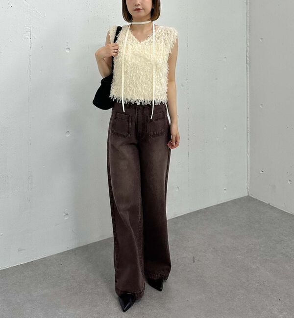 archives「カットフェザーベスト」|タンクトップ|