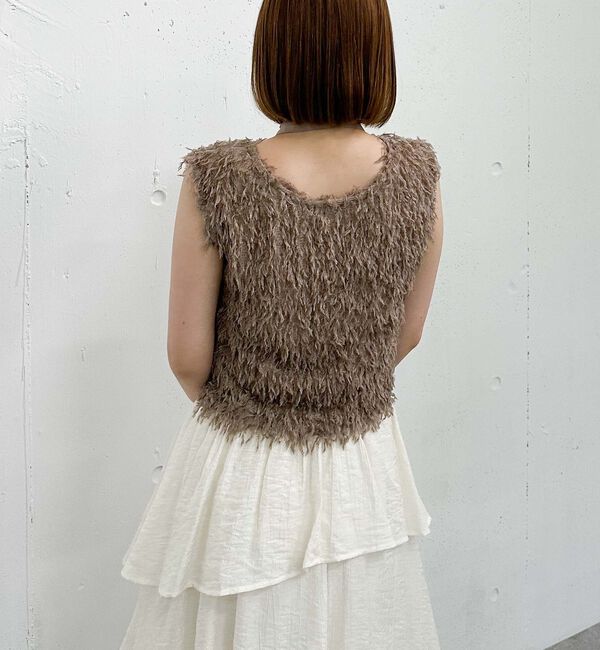 archives「カットフェザーベスト」|タンクトップ|