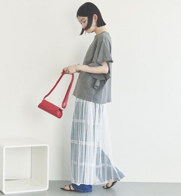 Doux archives「２ＷＡＹレースプリーツスカート」|スカート|