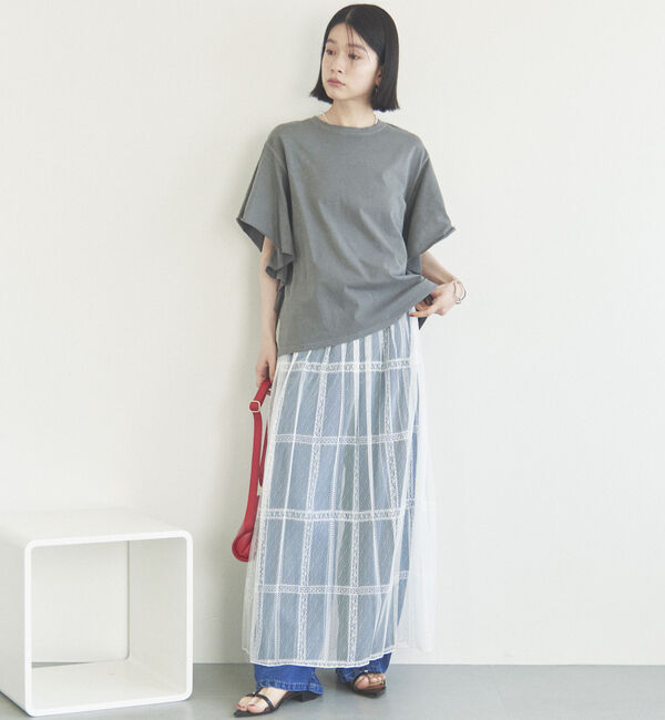 Doux archives「２ＷＡＹレースプリーツスカート」|スカート|