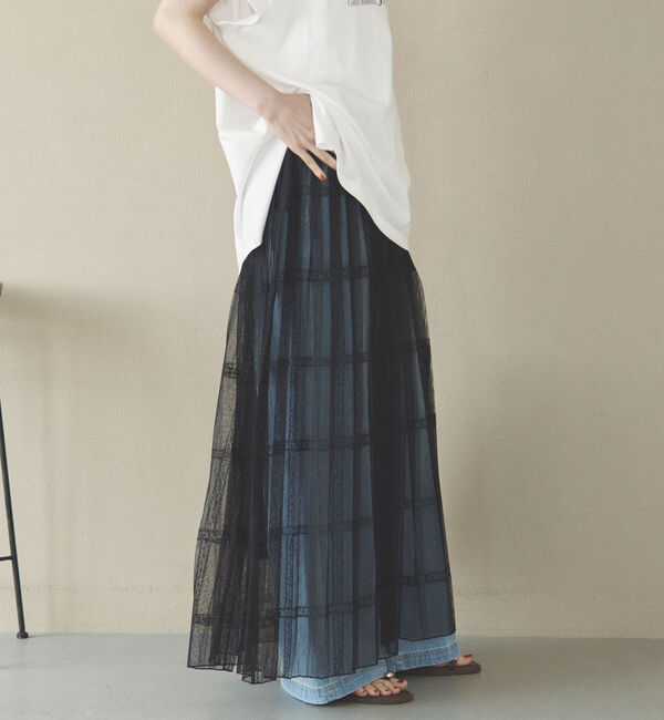 Doux archives「２ＷＡＹレースプリーツスカート」|スカート|