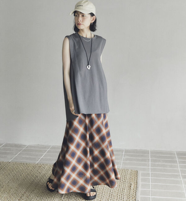 Doux archives「タックデザインノースリプルオーバー」|タンクトップ|