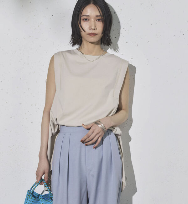 Doux archives「タックデザインノースリプルオーバー」|タンクトップ|