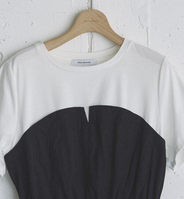 Doux archives「カットドッキングドロストワンピース」|ワンピース|