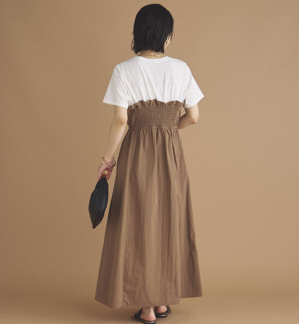 Doux archives「カットドッキングドロストワンピース」|ワンピース|