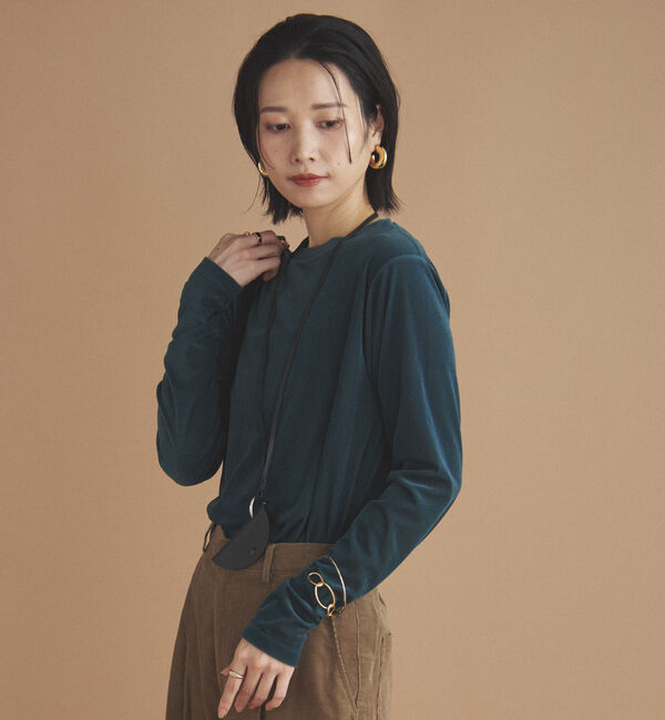 Doux archives「シアーベロアロンＴｅｅ」|Tシャツ・カットソー|