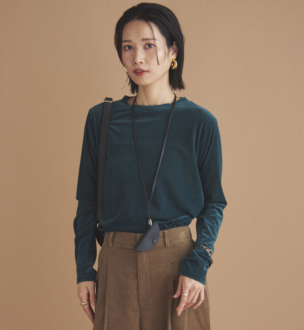 Doux archives「シアーベロアロンＴｅｅ」|Tシャツ・カットソー|