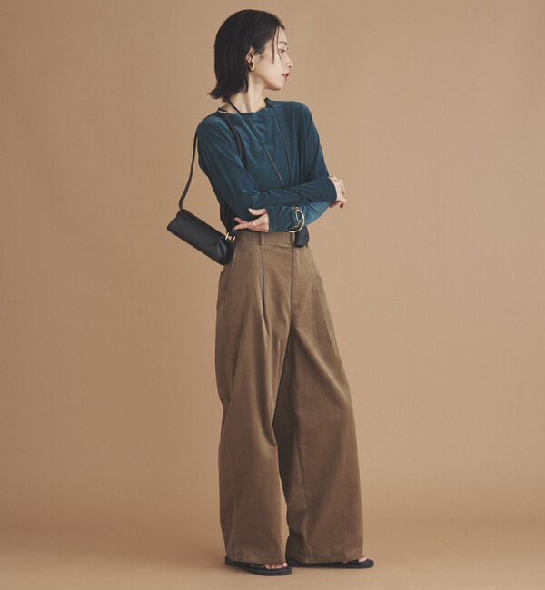 Doux archives「シアーベロアロンＴｅｅ」|Tシャツ・カットソー|