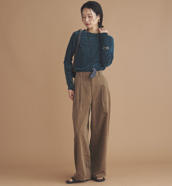 Doux archives「シアーベロアロンＴｅｅ」|Tシャツ・カットソー|