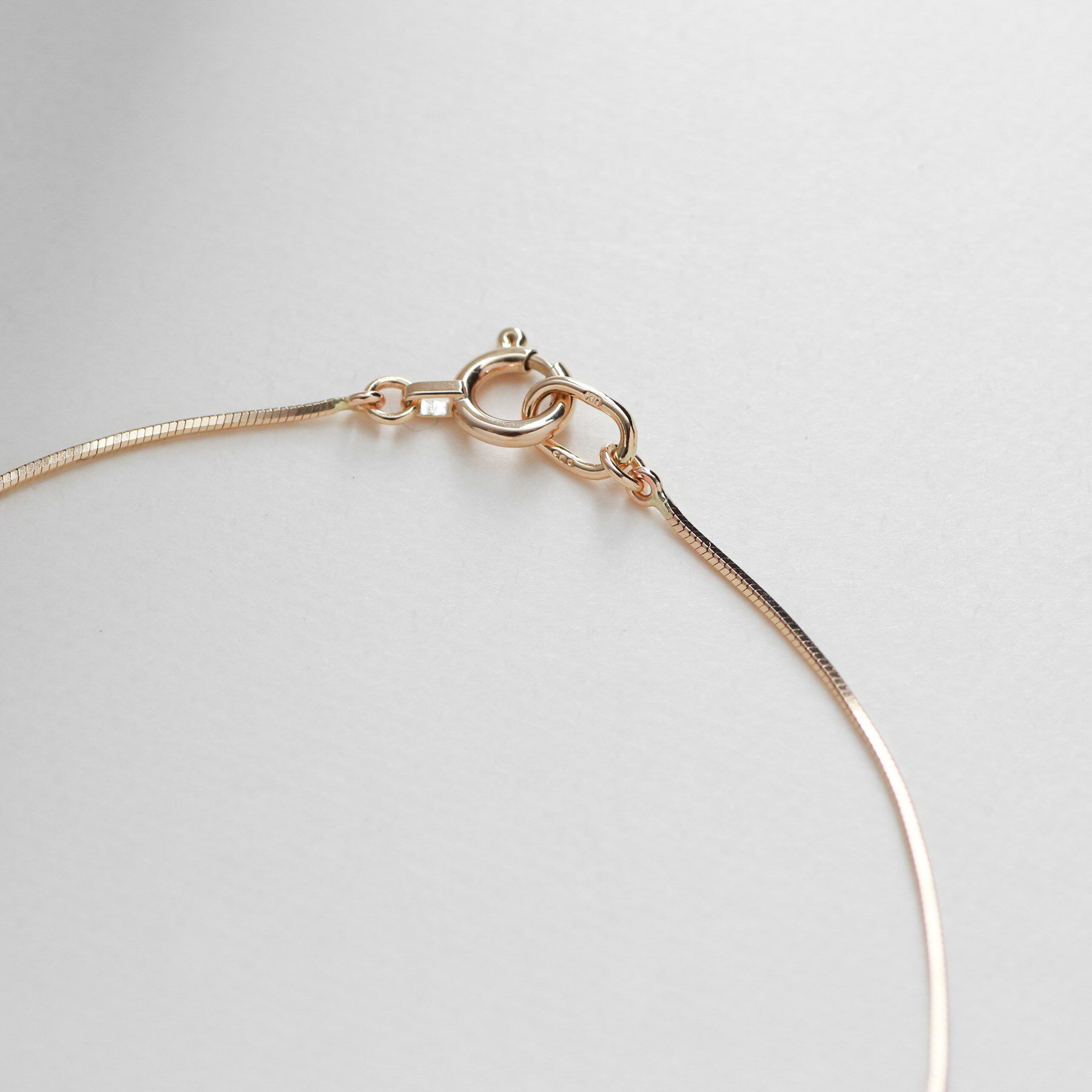 COCOSHNIK「K10コンパクトチェーン ネックレス」|ネックレス|