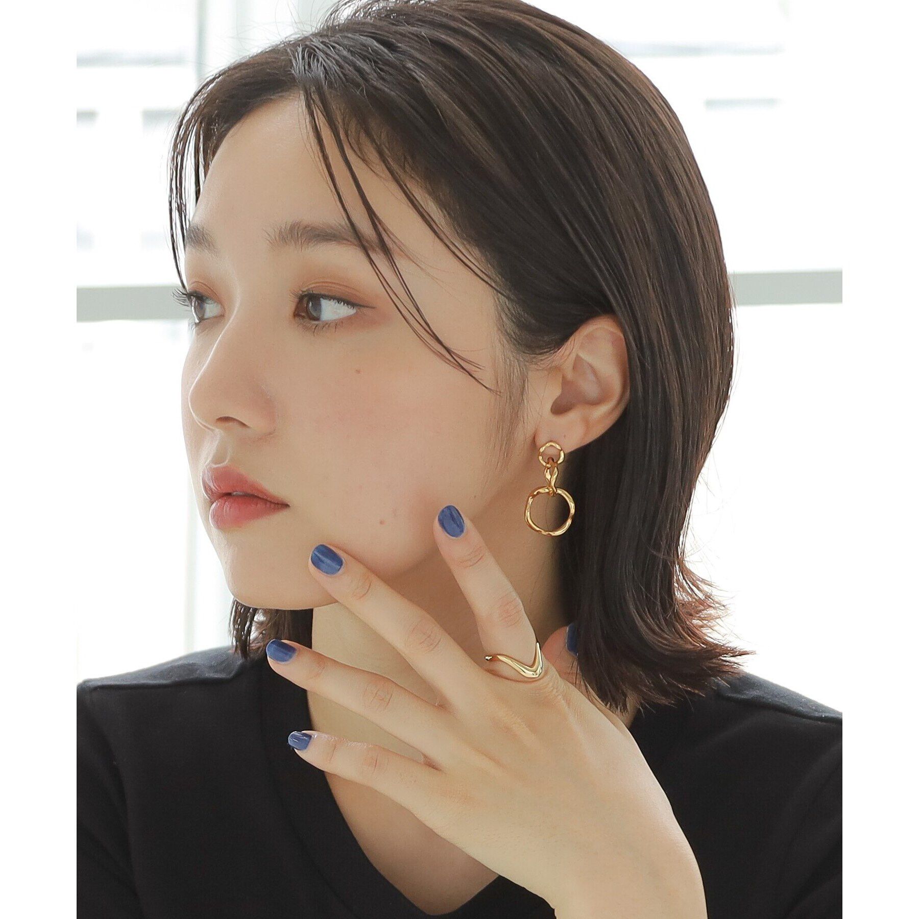 COCOSHNIK ONKITSCH「シルバー ニュアンスリング ドリップ GP」|リング|