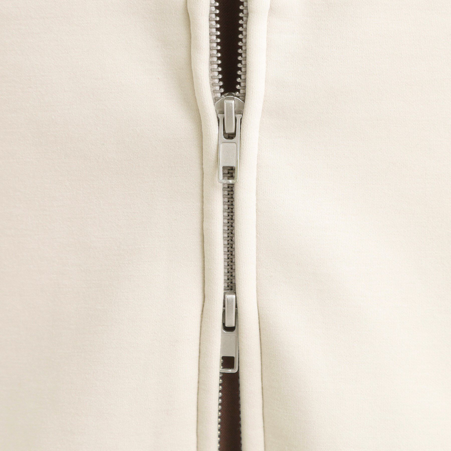 SHOO･LA･RUE「【S-LL】大人っぽく着られる ダンボールジップパーカ」|カーディガン|