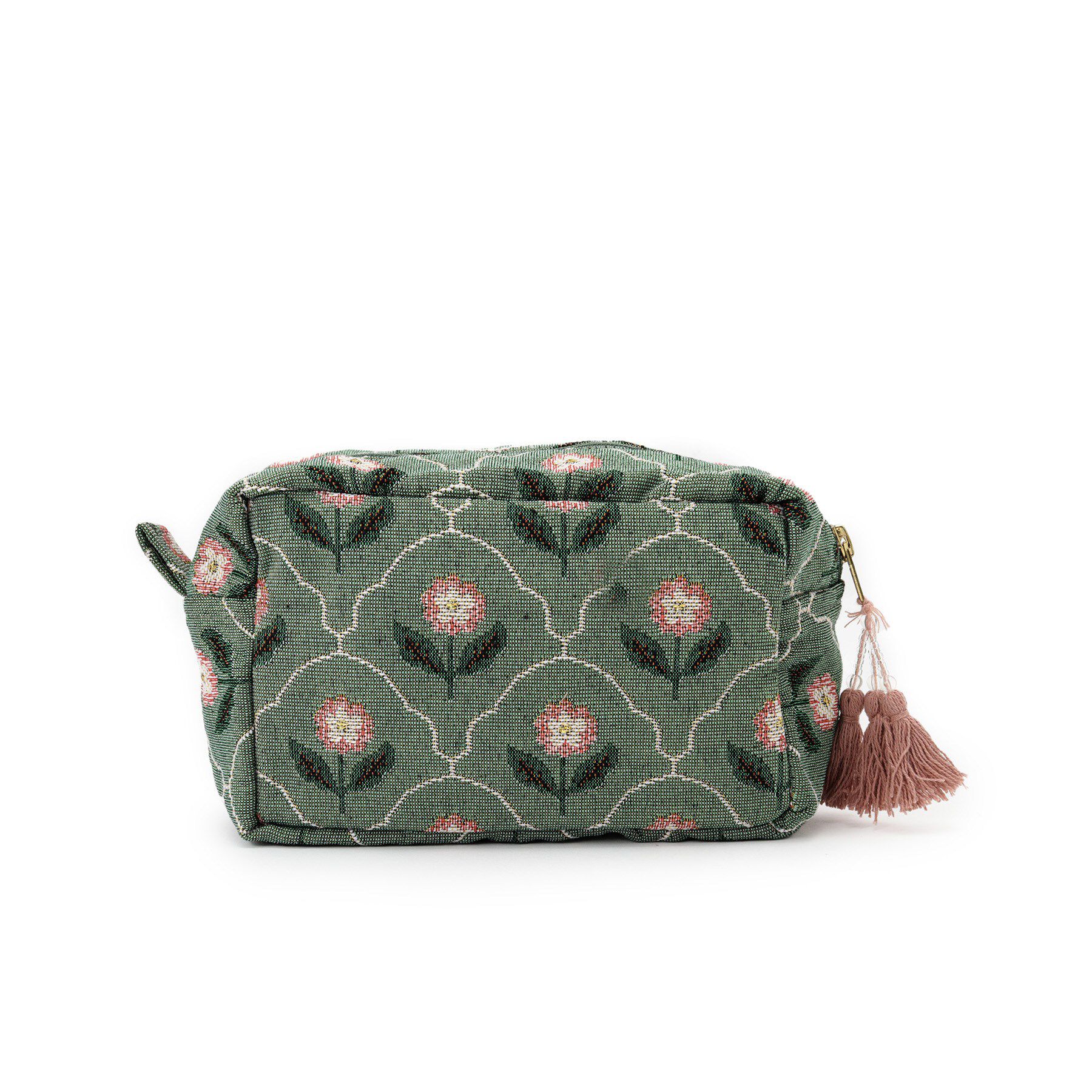 SHOO･LA･RUE「インド製ジャカードマチ付きポーチ」|ポーチ|