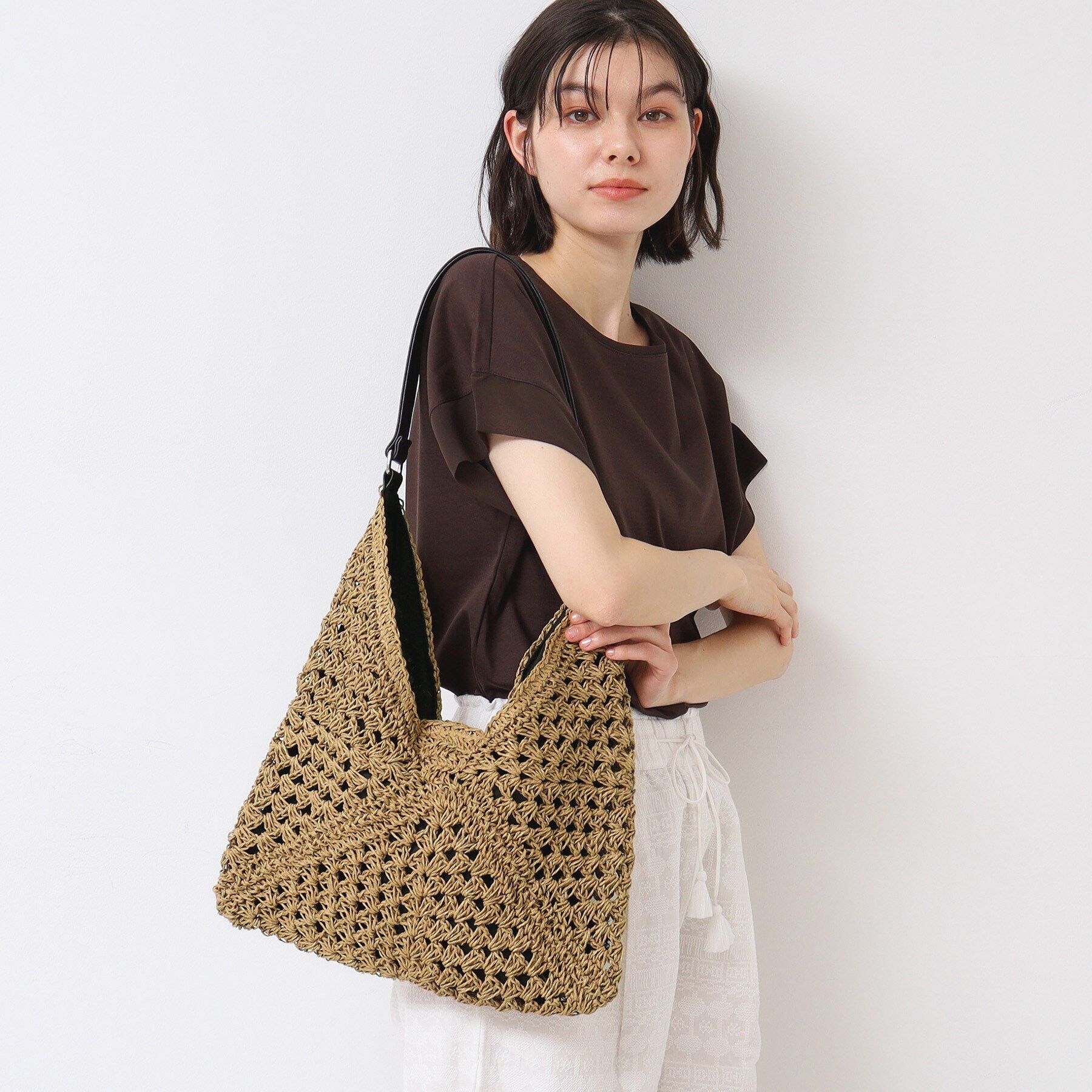 Dessin「【軽量】透かし編ペーパーショルダーバッグ」|ショルダー・メッセンジャー|