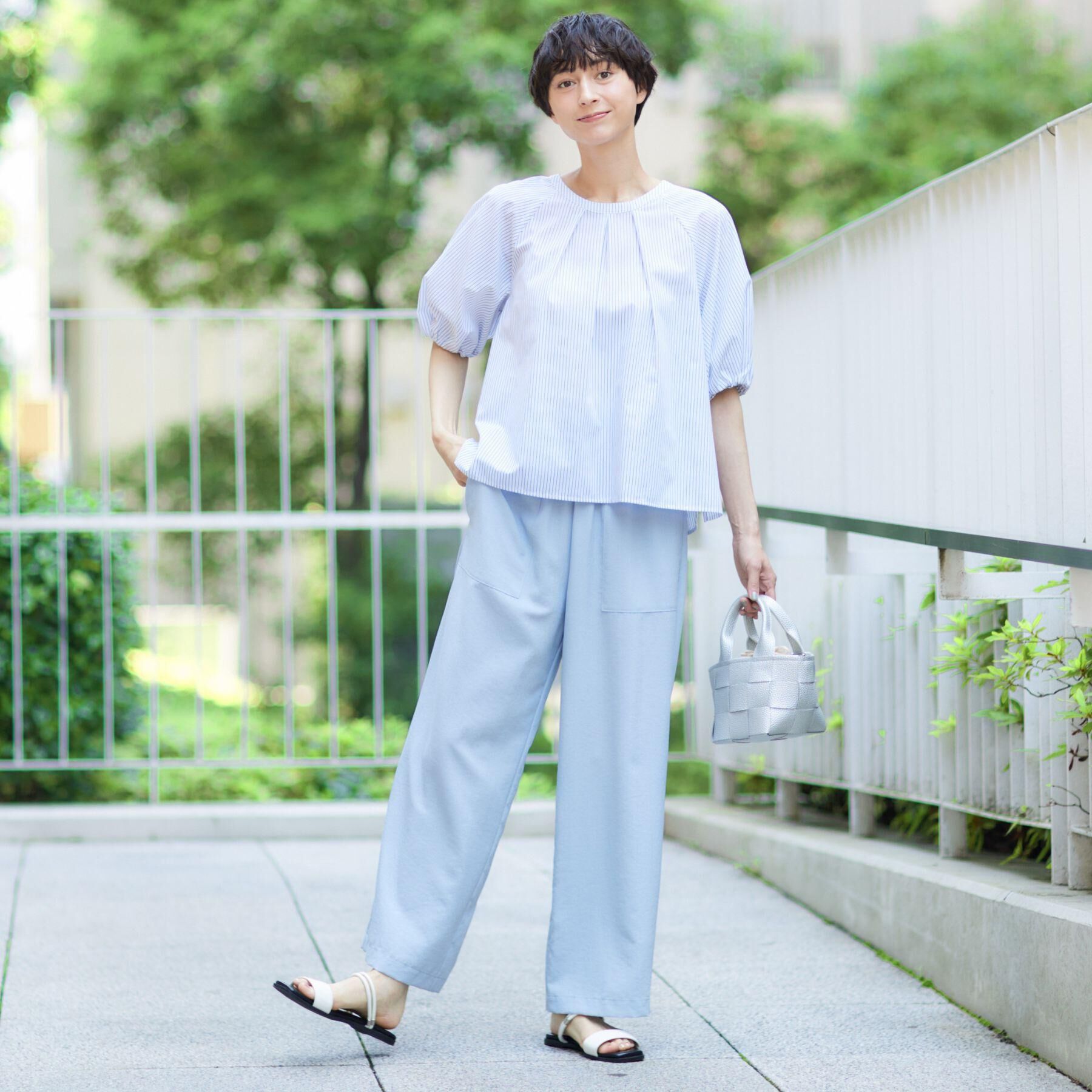 Dessin「【ウエストゴム】アウトポケット付きパンツ（XS～L）」|その他|