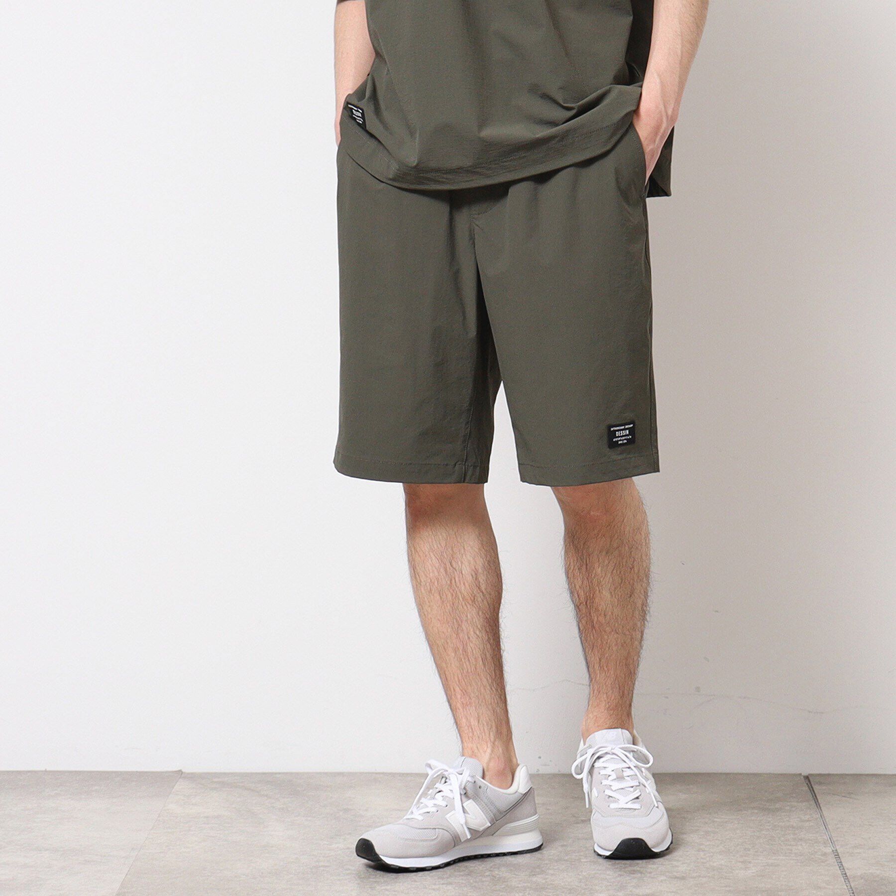 Dessin「【コーデュラ素材・セットアップ可能・洗える】ハーフパンツ」|その他|カーキ(027)