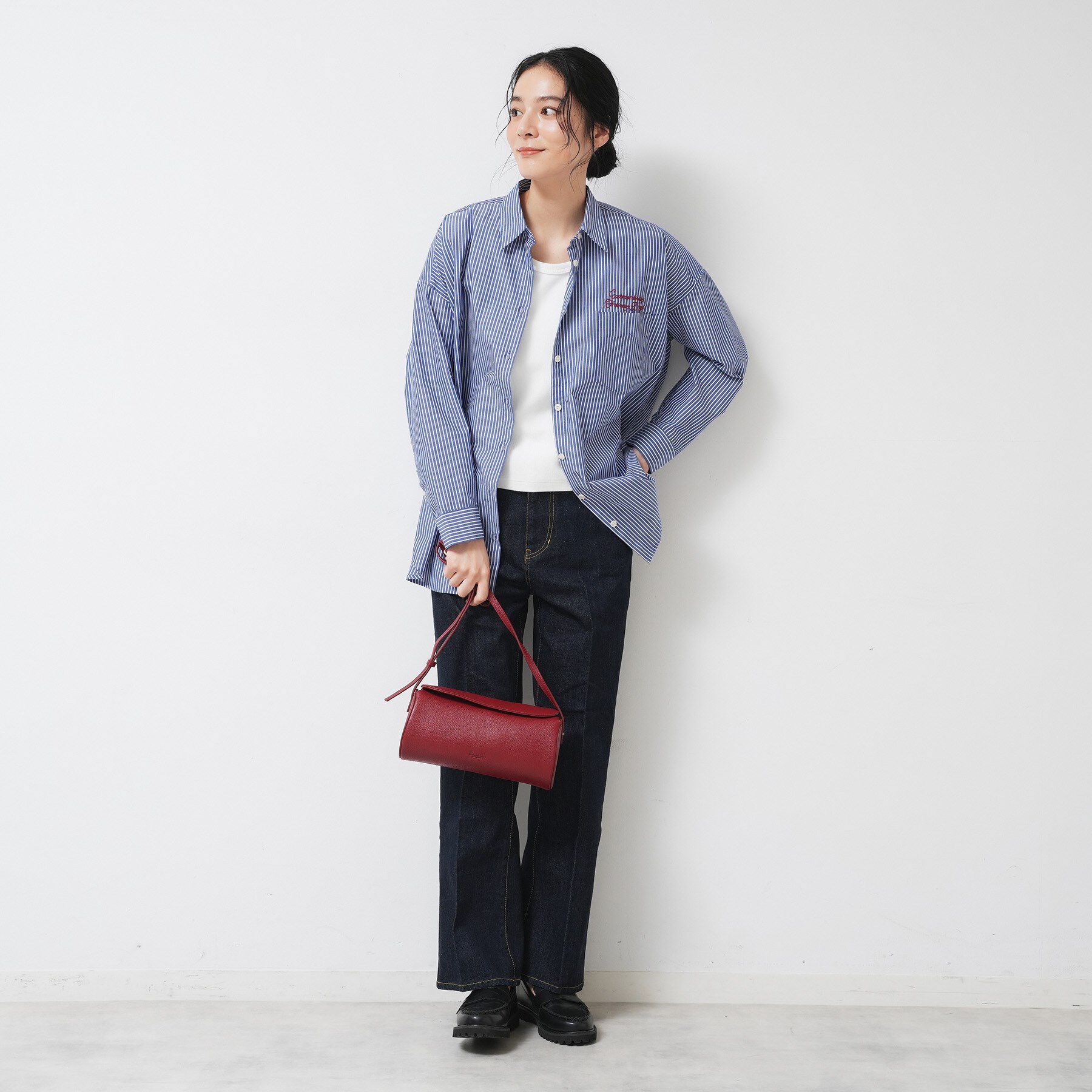 Dessin「【軽量】本革バレル型ショルダーバッグ」|ショルダー・メッセンジャー|