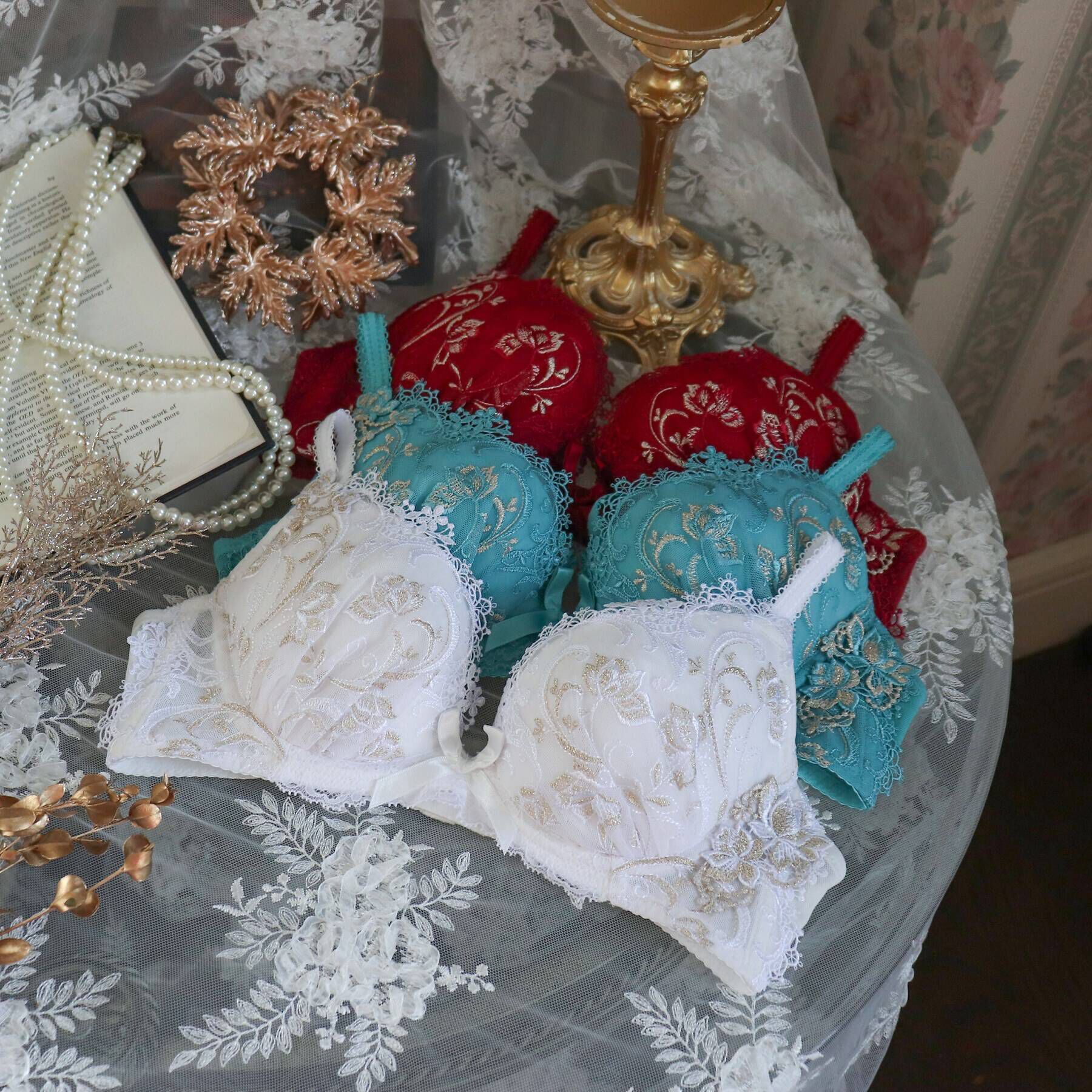 Risa Magli「フラフィー ブラジャー」|インナー|