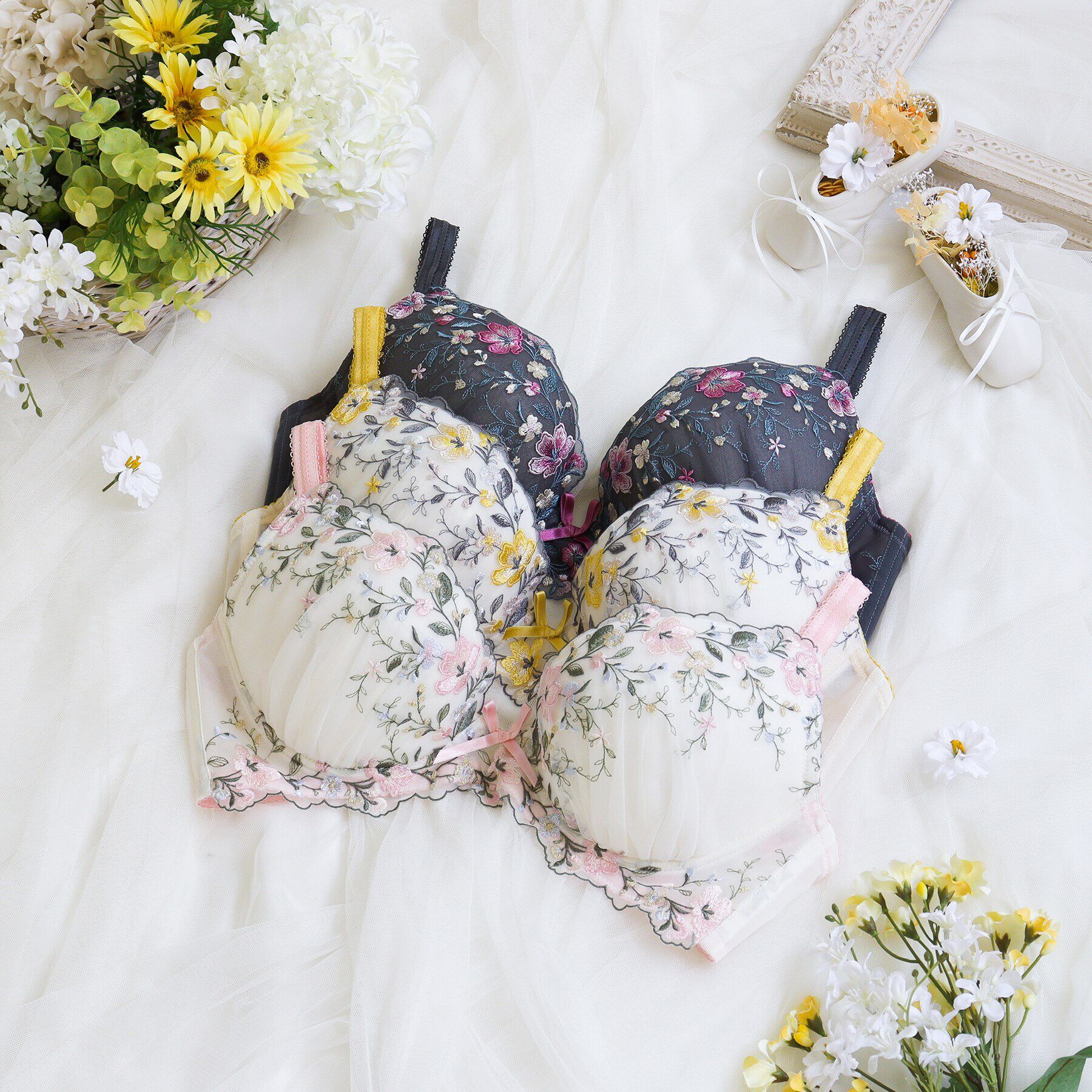 Risa Magli「シェンナ ブラジャー（G-I）＜サイドすっきりタイプ＞」|インナー|