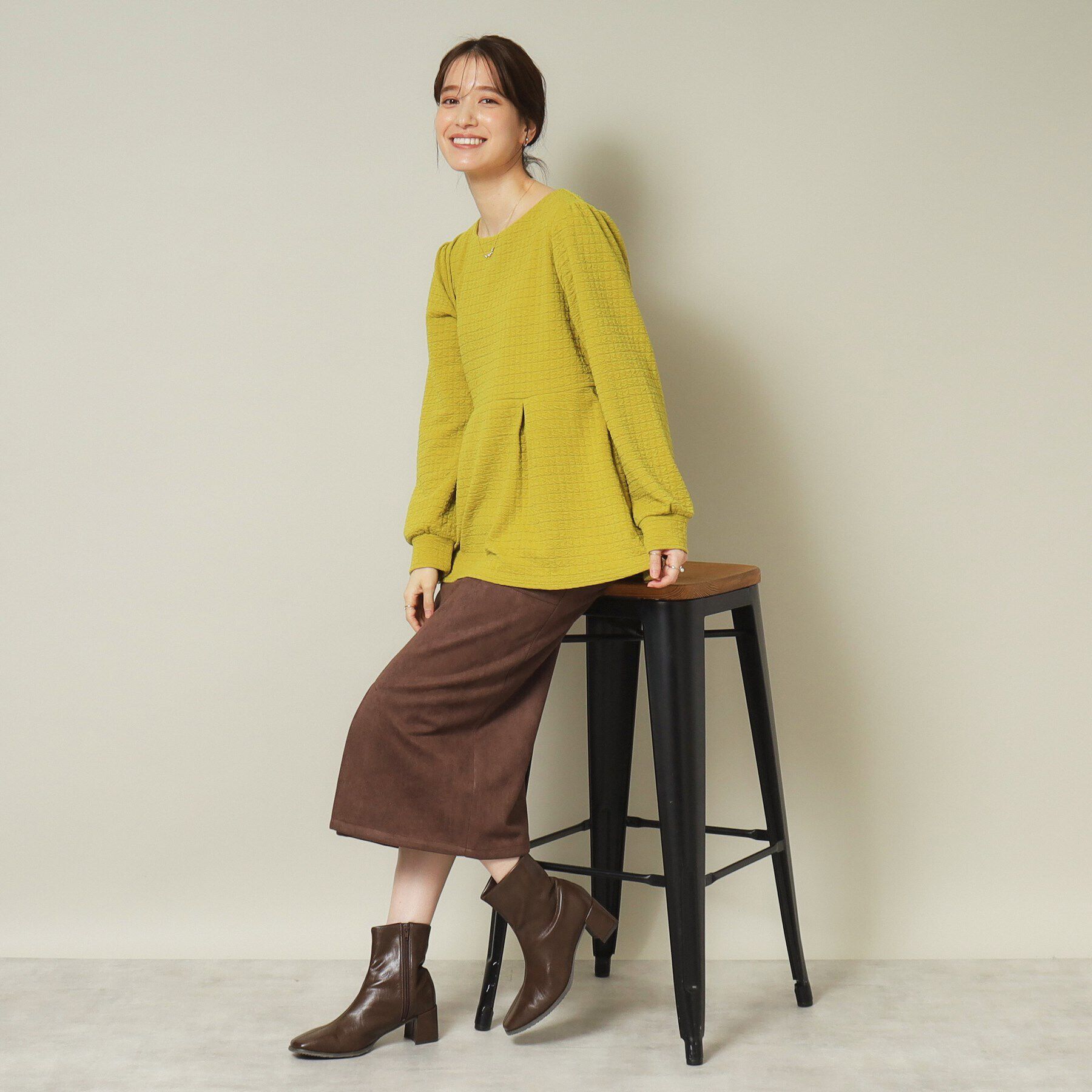 ITS&rsquo;DEMO「【通勤／手洗い可】ペプラムプルオーバー」|Tシャツ・カットソー|