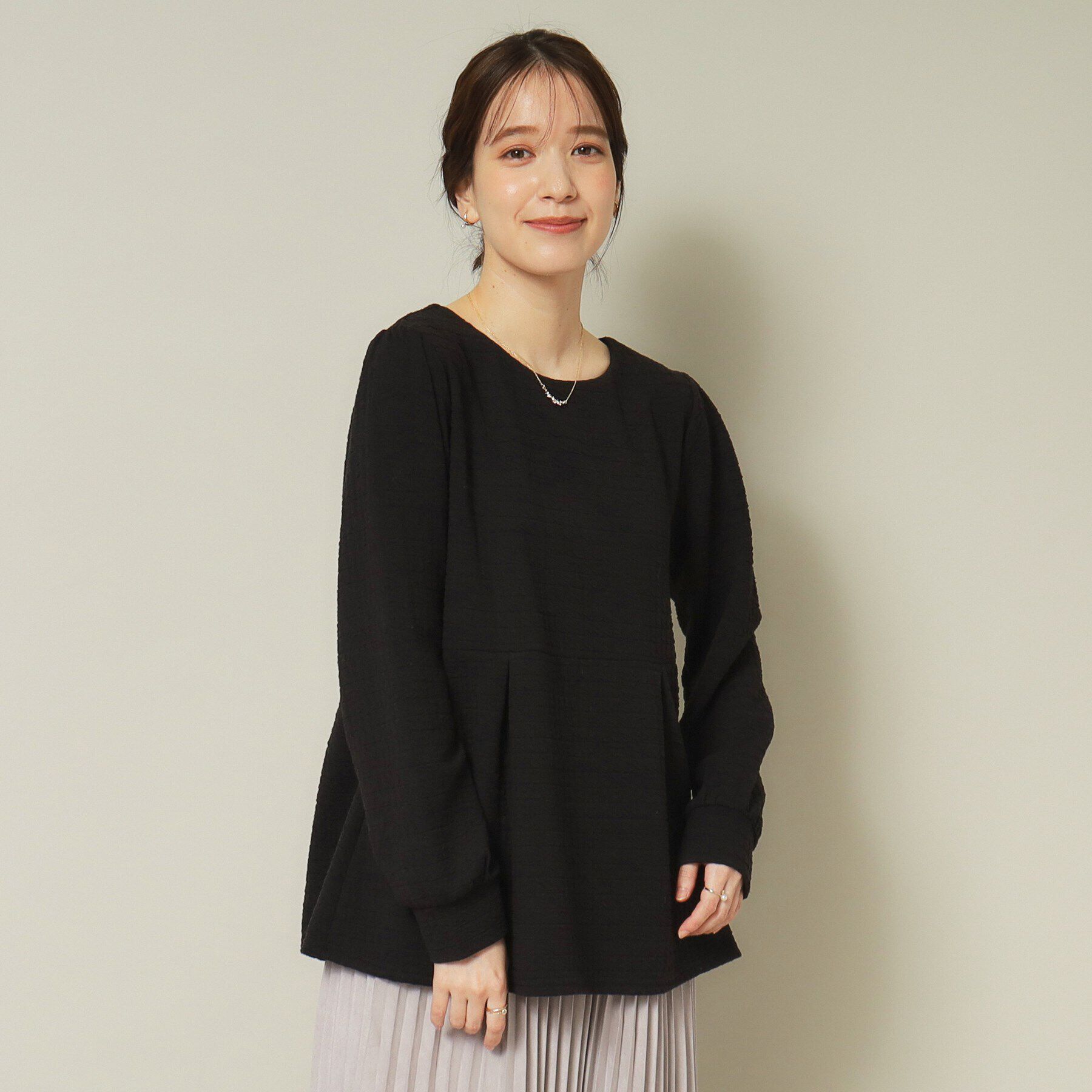 ITS&rsquo;DEMO「【通勤／手洗い可】ペプラムプルオーバー」|Tシャツ・カットソー|