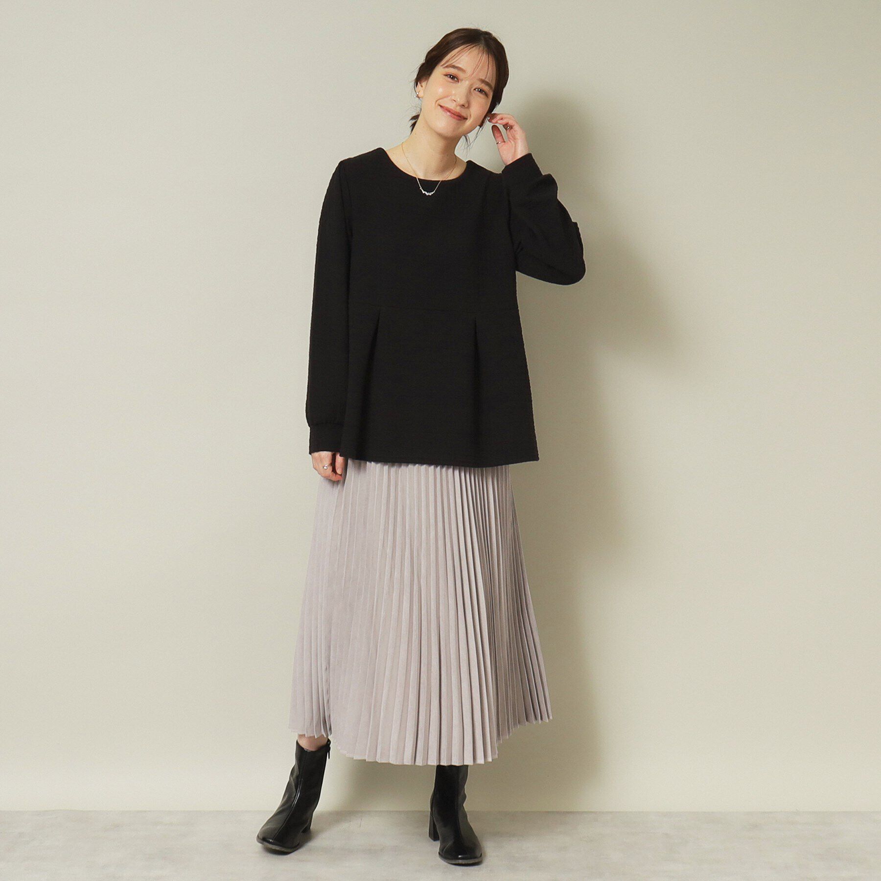 ITS&rsquo;DEMO「【通勤／手洗い可】ペプラムプルオーバー」|Tシャツ・カットソー|