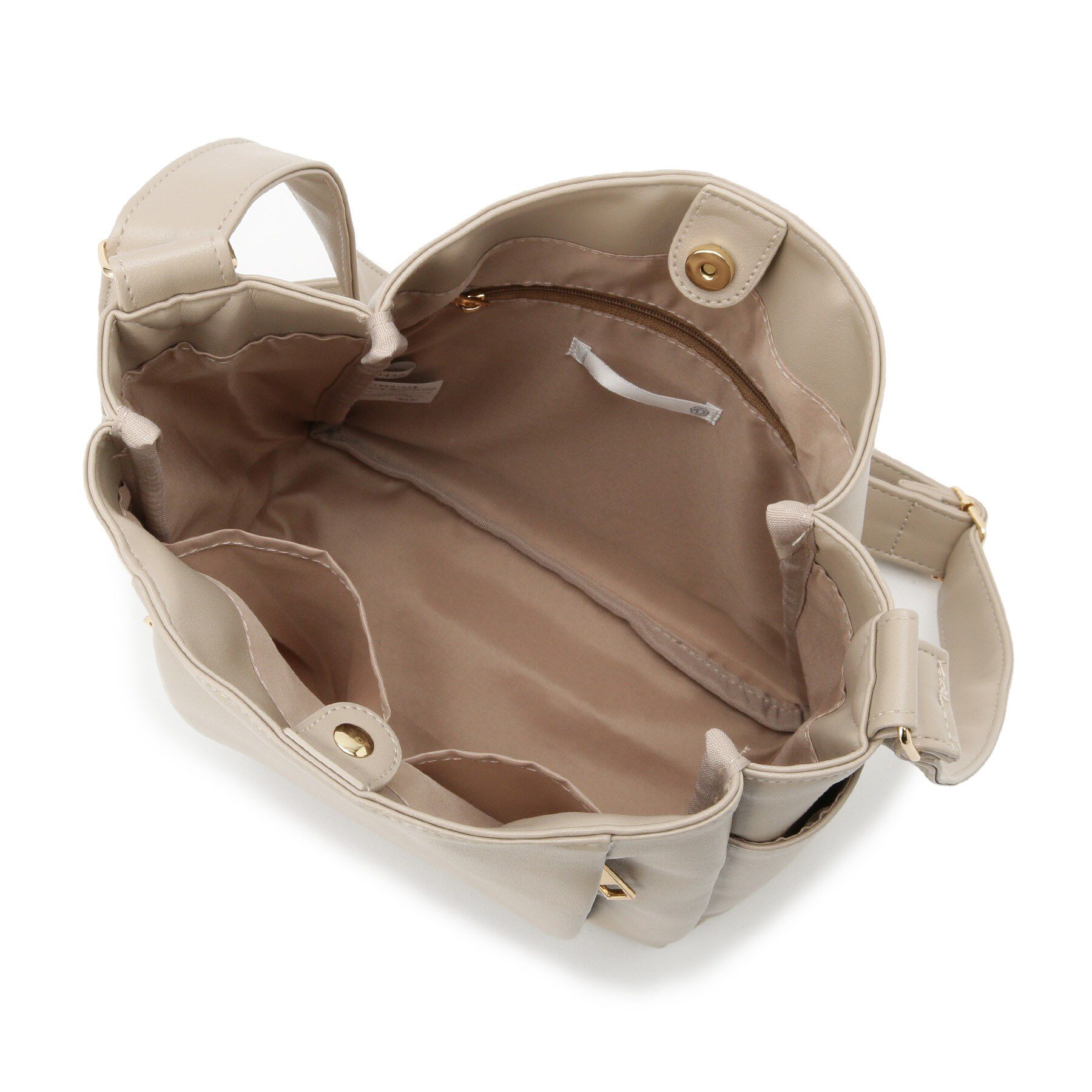 ITS&rsquo;DEMO「【7ポケット】合皮Wポケットショルダー」|ショルダー・メッセンジャー|