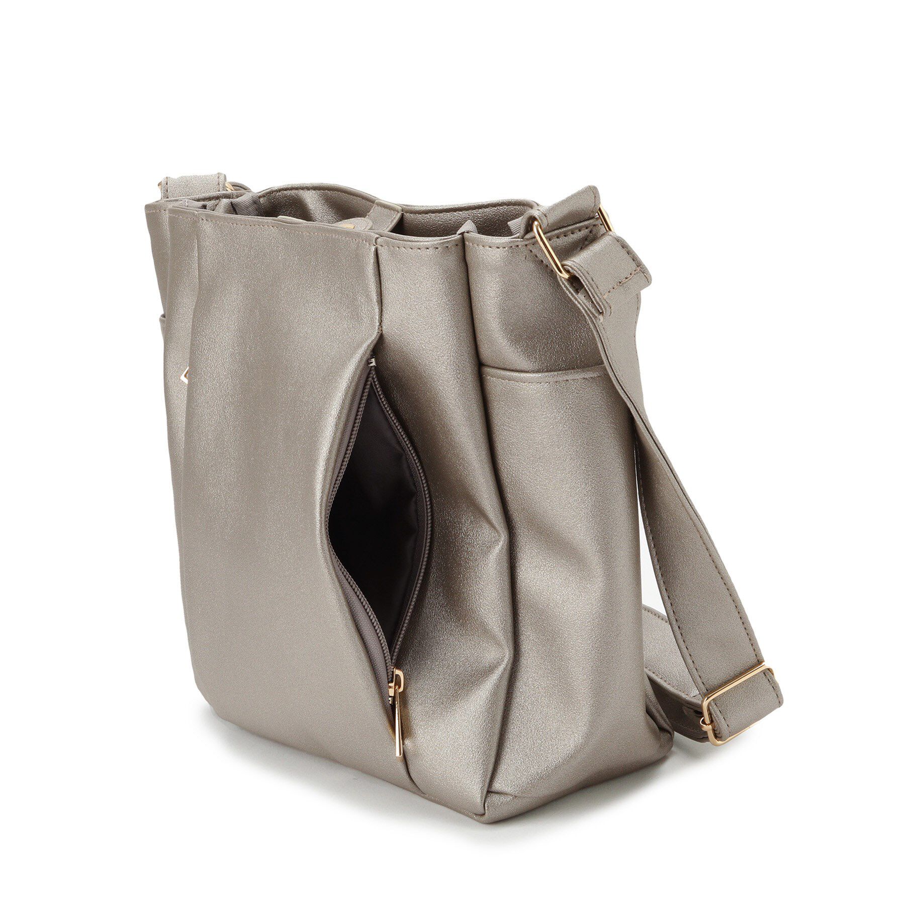 ITS&rsquo;DEMO「【7ポケット】合皮Wポケットショルダー」|ショルダー・メッセンジャー|