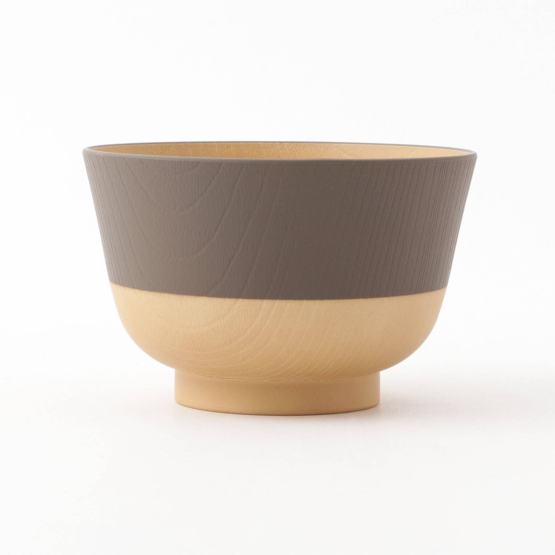 212 KITCHEN STORE「やさしい彩 抗菌羽反汁椀 クルミ色」|食器・キッチングッズ|その他