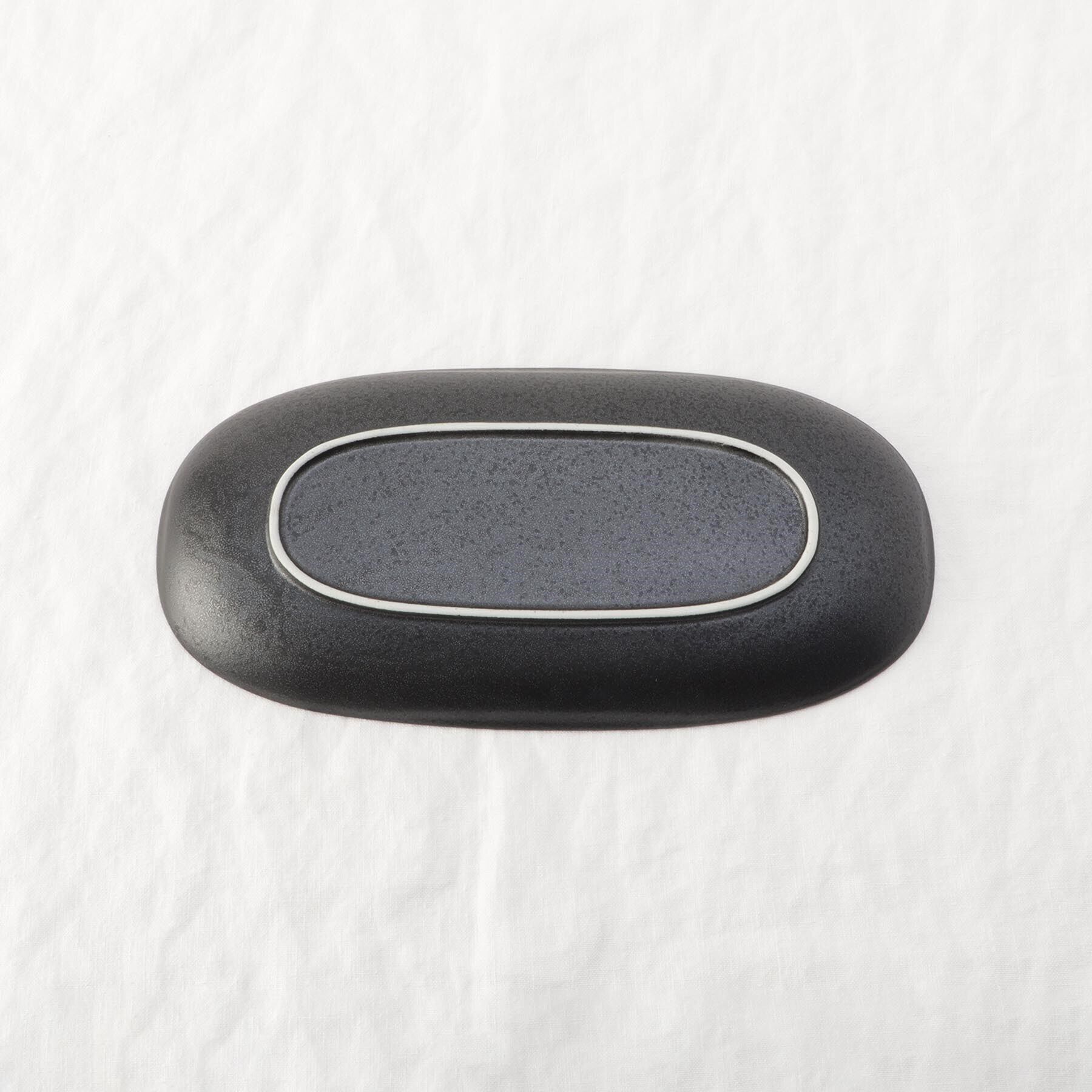 212 KITCHEN STORE「楕円 長盛皿 黒マット」|食器・キッチングッズ|