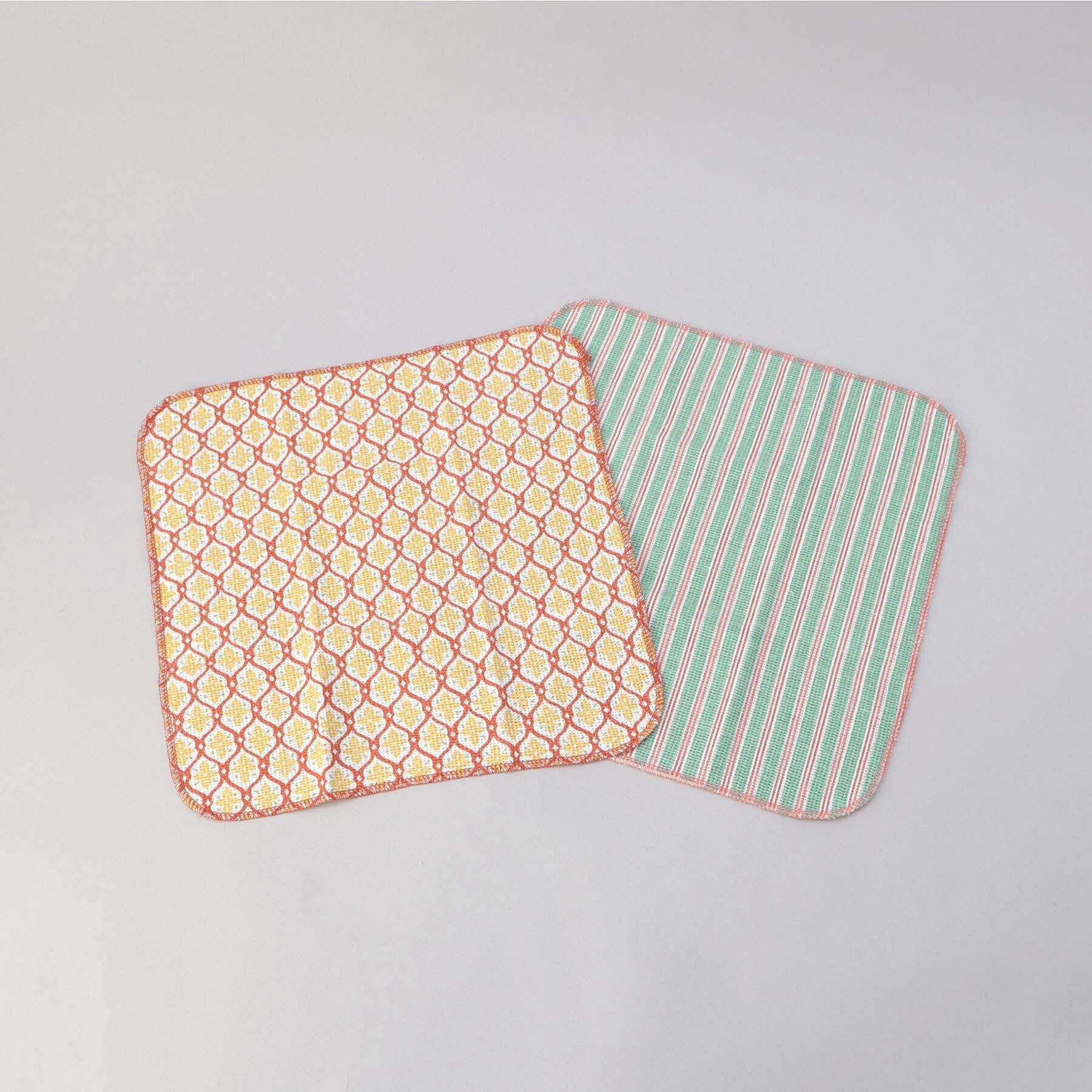 212 KITCHEN STORE「ディッシュクロス 2PCSセット アラベスク RD」|食器・キッチングッズ|その他