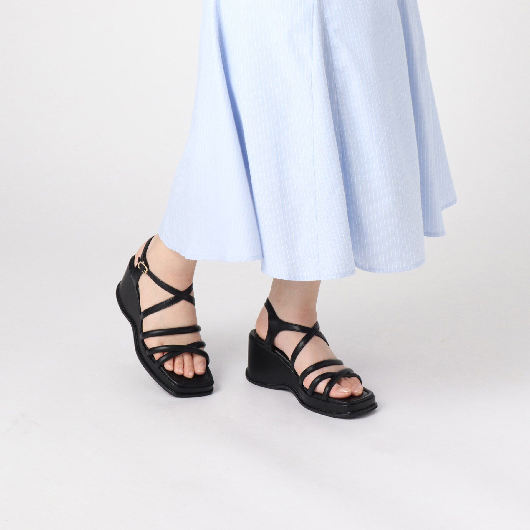 ESPERANZA「多連一体底ストラップサンダル」|サンダル|