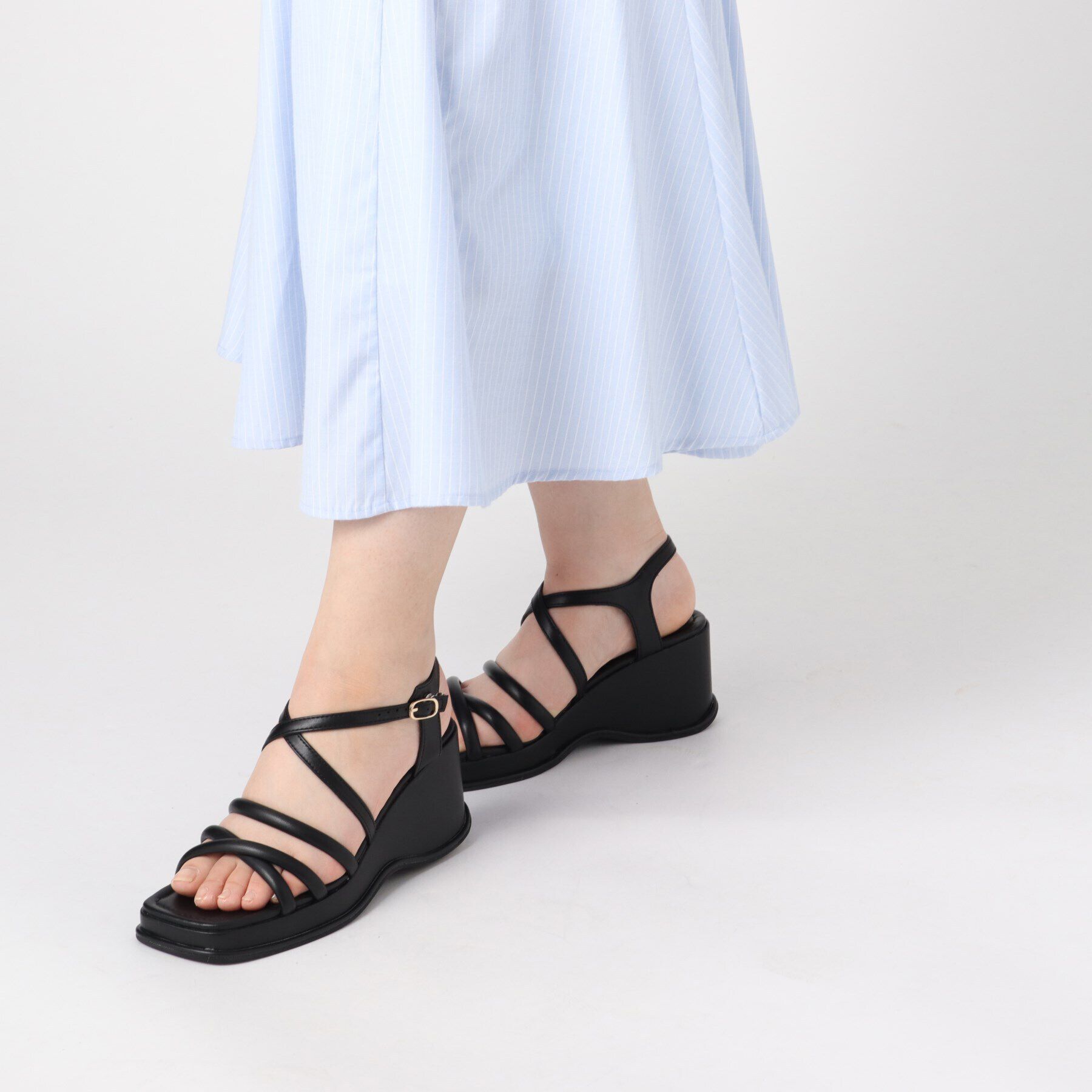 ESPERANZA「多連一体底ストラップサンダル」|サンダル|