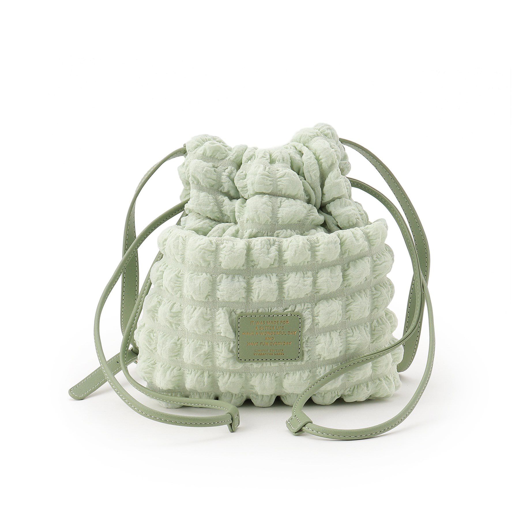 Ober Tashe「ポコポコキルト巾着ショルダー」|ショルダー・メッセンジャー|